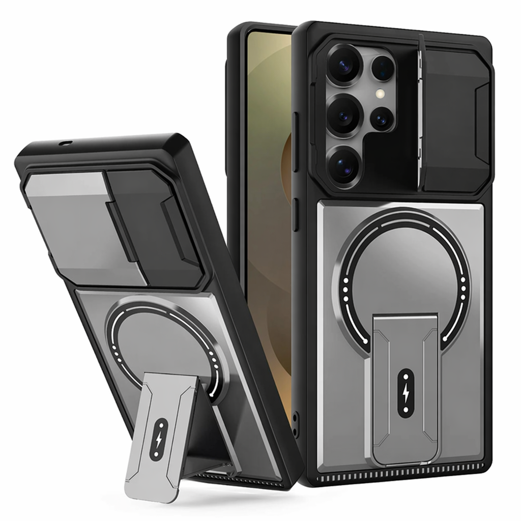 Armor Hülle für Samsung Galaxy: Kameraschutz, Ständer & Magnet-Ring