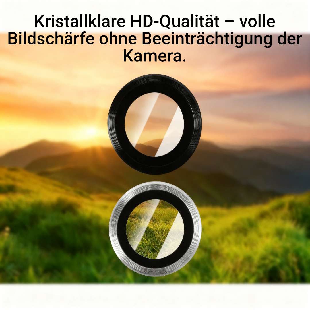 Kamera Schutzglas für Samsung Galaxy S26 Ultra Plus 9H Glas Metallring Set