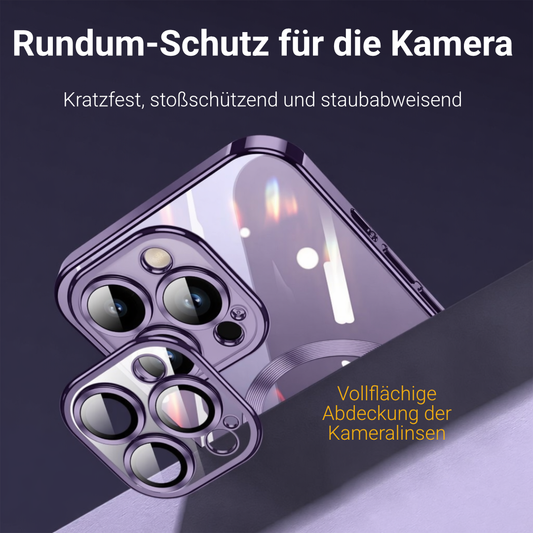 Luxus Hülle mit Kameraschutz für iPhone 11–17 Pro Max