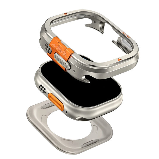 Luxus Metall Schutzhülle für Apple Watch Ultra 3 2 49mm Serie 11 10 46mm