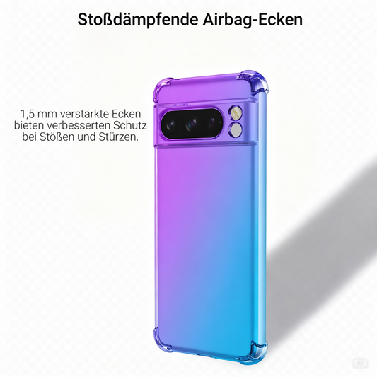 Gradient Airbag TPU Hülle für Pixel 10/9/8/7/6 – stoßfest