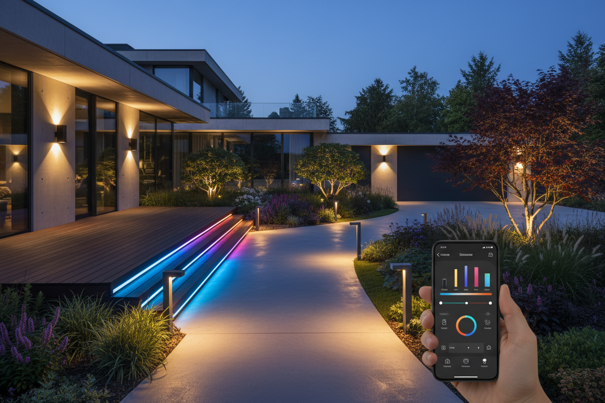 Smarte Außenbeleuchtung & Gartenlicht