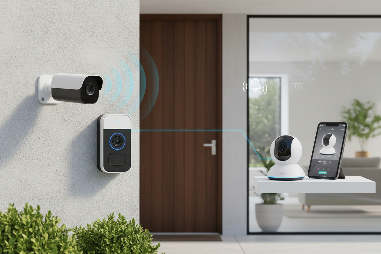 Smarte Sicherheitskameras & Türklingeln