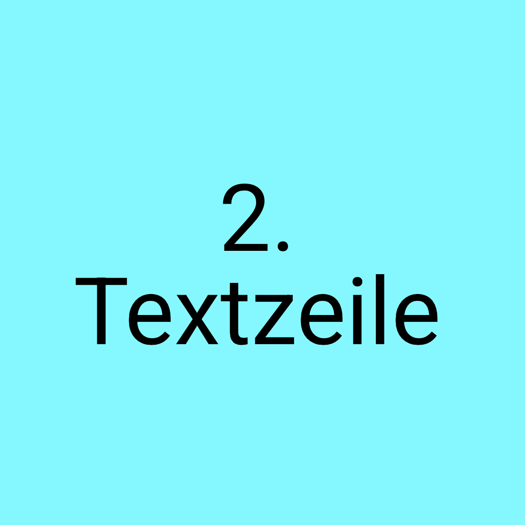 2. Textzeile