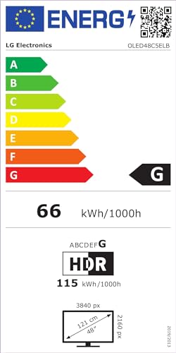 LG OLED65C5ELB 65 Zoll 4K OLED evo AI TV, 120Hz, Dolby Vision/Atmos