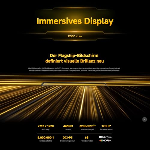 Xiaomi Poco X7 Pro 5G 512GB/12GB Schwarz 6,67" 120 Hz