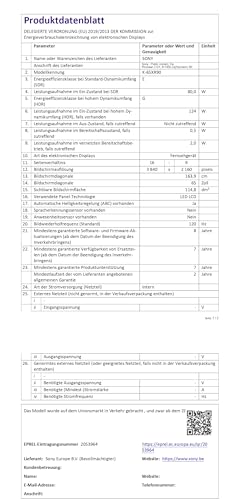 Sony BRAVIA 9 K75R90 75 Zoll 4K QLED Mini LED Google TV, 120Hz