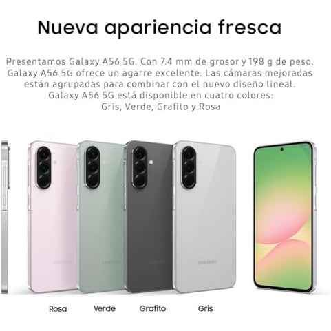 Samsung Galaxy A56 5G 256GB Pink 6,7" 120 Hz sAMOLED