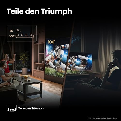 Hisense 55E7Q PRO 55 Zoll 4K QLED TV, 144Hz Game Mode Pro, Dolby Vision IQ