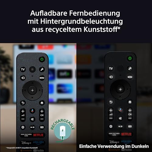 Sony BRAVIA 9 K75R90 75 Zoll 4K QLED Mini LED Google TV, 120Hz