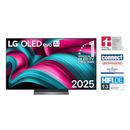 LG OLED65C5ELB 65 Zoll 4K OLED evo AI TV, 120Hz, Dolby Vision/Atmos