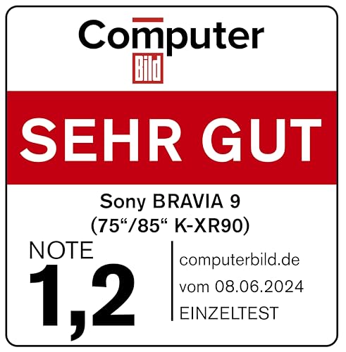 Sony BRAVIA 9 K75R90 75 Zoll 4K QLED Mini LED Google TV, 120Hz