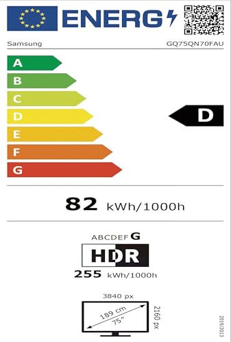 Samsung Neo QLED QN70F 65 Zoll 4K Mini LED TV, 144Hz, AirSlim Design