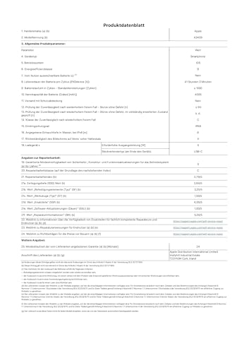 Apple iPhone 16e 128 GB – Schwarz, 6,1" Super Retina XDR