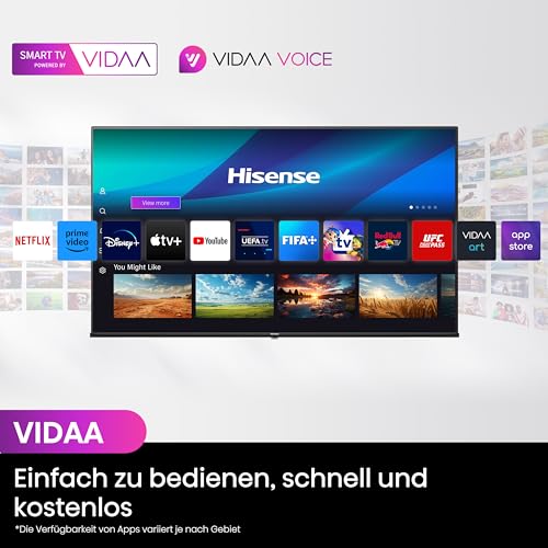 Hisense 55E7Q PRO 55 Zoll 4K QLED TV, 144Hz Game Mode Pro, Dolby Vision IQ