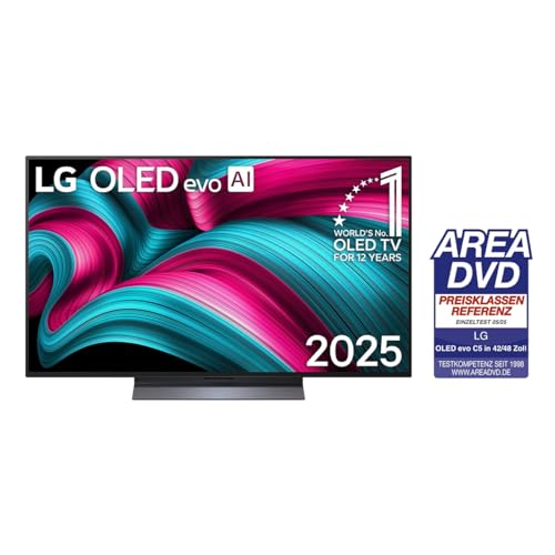 LG OLED65C5ELB 65 Zoll 4K OLED evo AI TV, 120Hz, Dolby Vision/Atmos