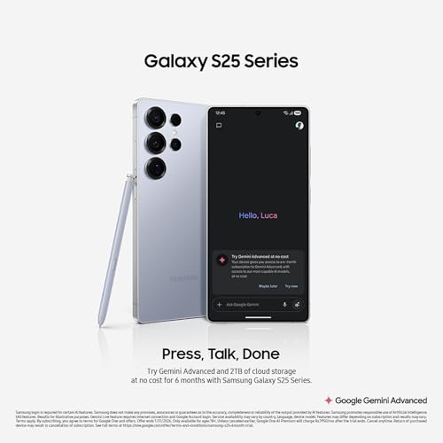 Samsung Galaxy S25 Ultra 5G – 6,9" AI Smartphone 512GB Titanium Black mit S Pen