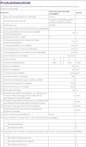 Hisense 55E7Q PRO 55 Zoll 4K QLED TV, 144Hz Game Mode Pro, Dolby Vision IQ