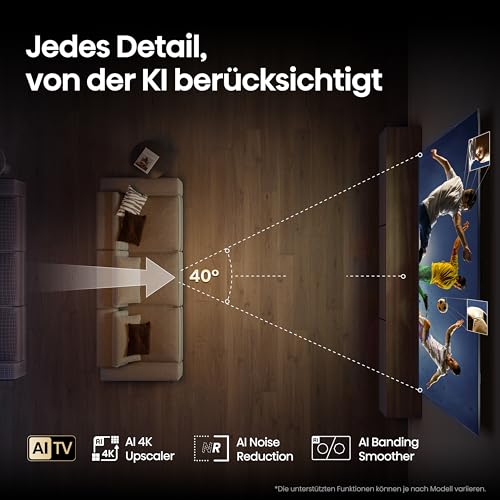 Hisense 55E7Q PRO 55 Zoll 4K QLED TV, 144Hz Game Mode Pro, Dolby Vision IQ