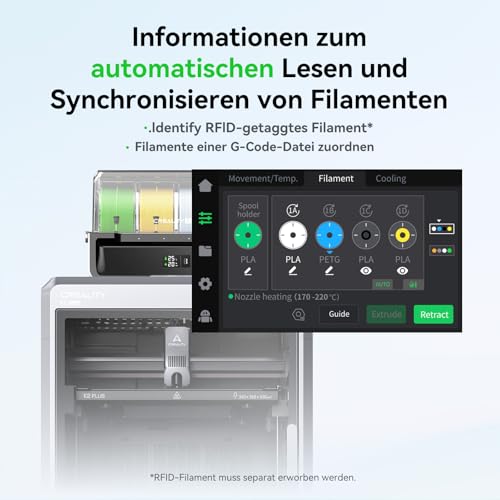 Creality K2 Plus Combo High-Speed 3D Drucker 350x350x350 mm