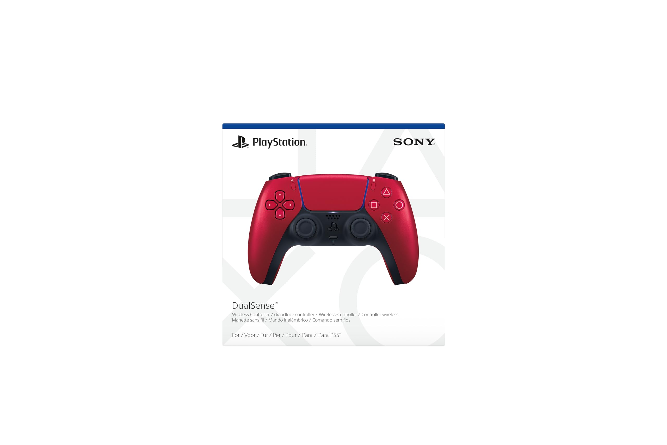 PS5 DualSense Wireless Controller – Volcanic Red