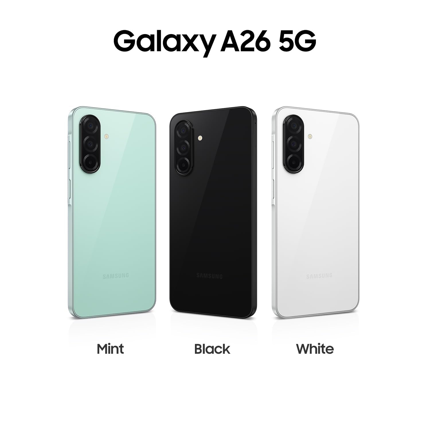 Samsung Galaxy A26 5G 128GB Weiß 6,7" Super AMOLED