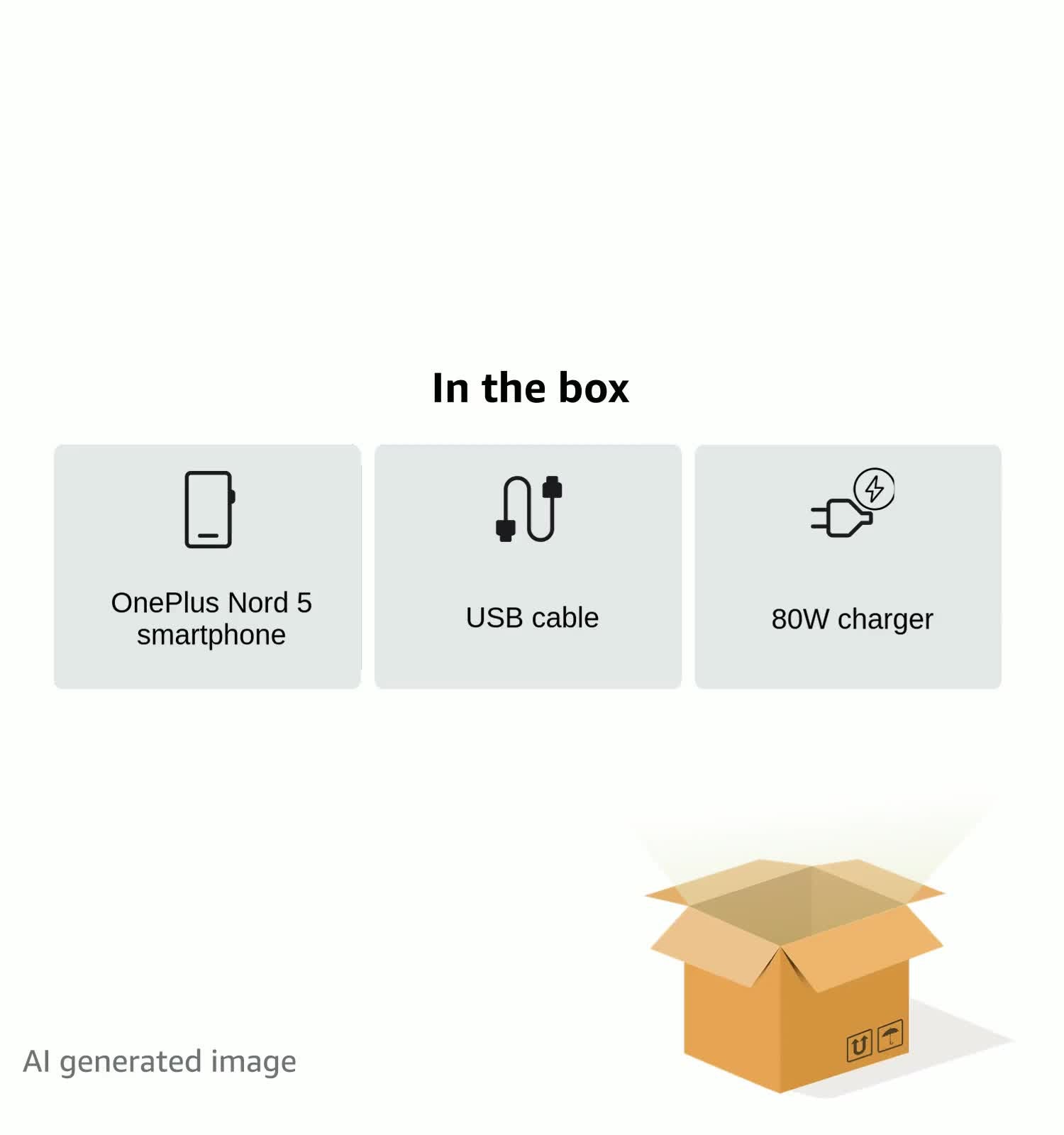 OnePlus Nord 5 5G Smartphone 8+256 GB Phantom Grey