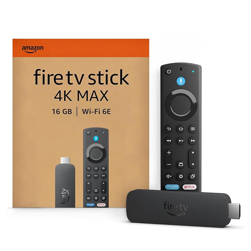 Amazon Fire TV Stick 4K Max, Wi-Fi 6E, Ambient Experience