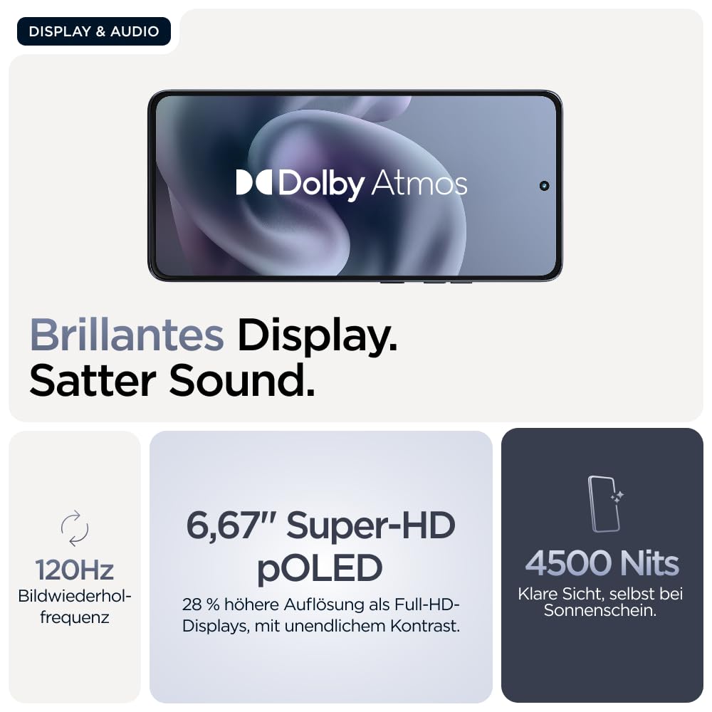 Motorola Moto g56 5G 8/256GB Black Oyster 6,72" 120 Hz