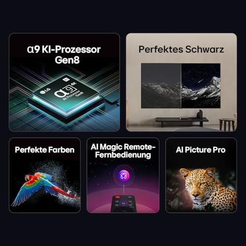 LG OLED65C5ELB 65 Zoll 4K OLED evo AI TV, 120Hz, Dolby Vision/Atmos