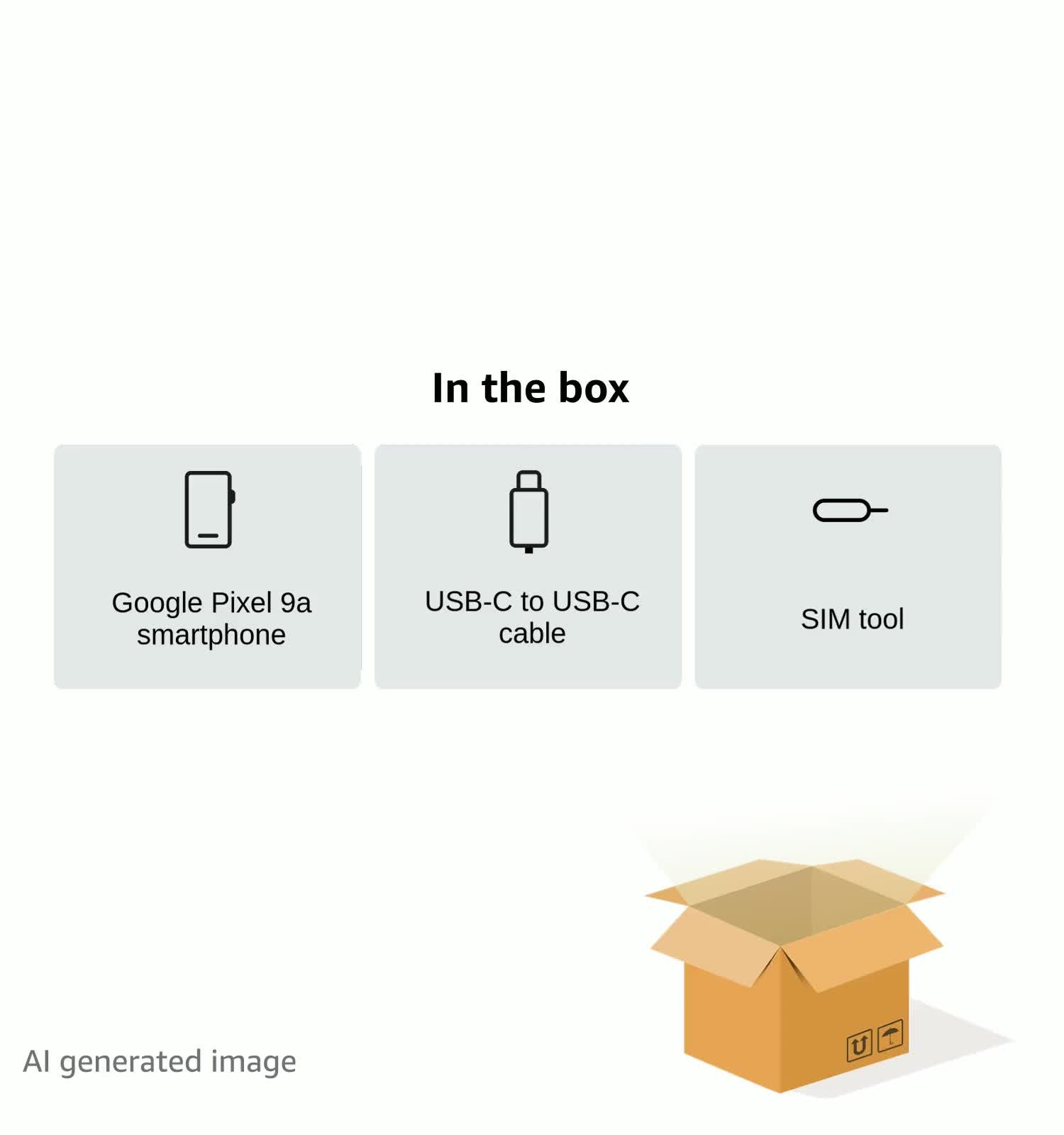 Google Pixel 9a 128GB Obsidian 6,3" 120 Hz Display