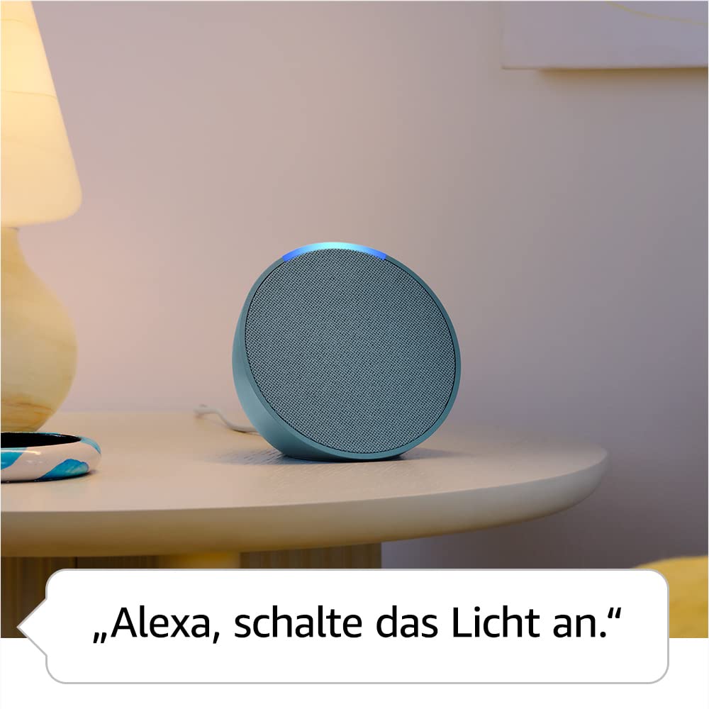 Amazon Echo Pop (neueste Gen) – Kompakter Alexa-Lautsprecher Lavender Bloom