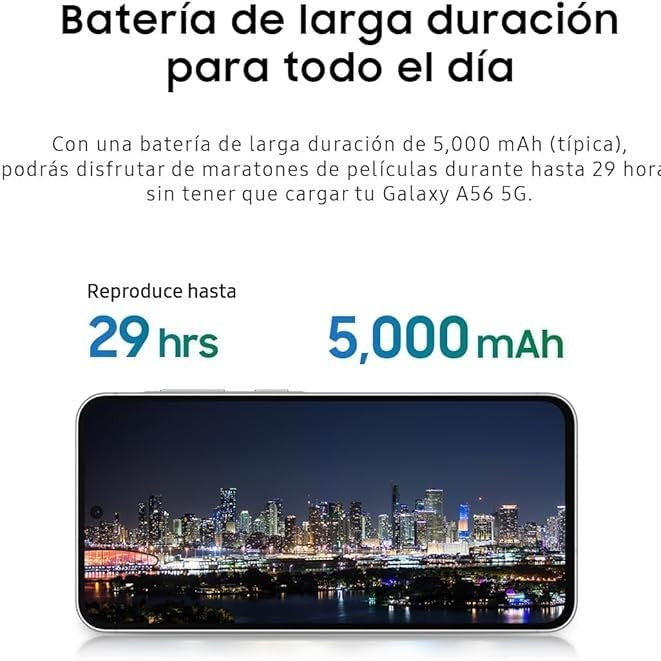 Samsung Galaxy A56 5G 256GB Pink 6,7" 120 Hz sAMOLED