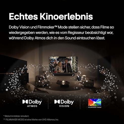 LG OLED65C5ELB 65 Zoll 4K OLED evo AI TV, 120Hz, Dolby Vision/Atmos