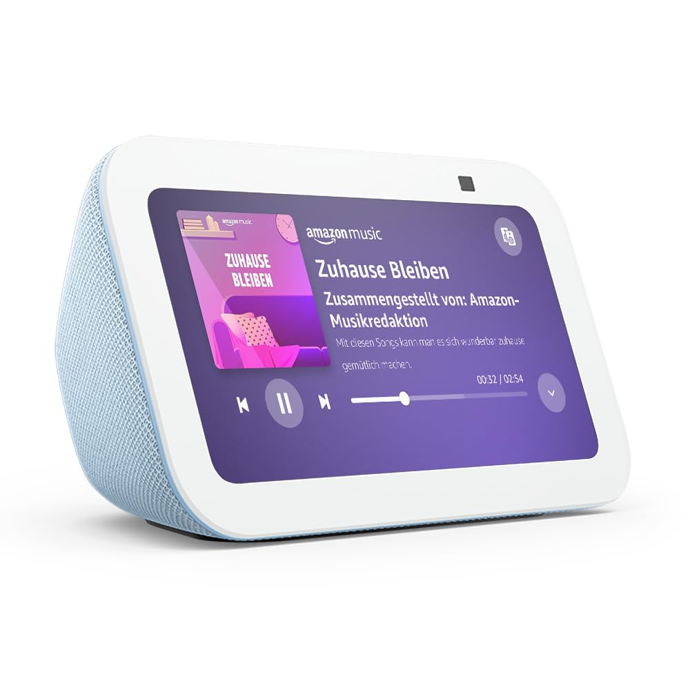 Echo Show 5 (neueste Gen) – Kompakter Smart-Touchscreen mit Alexa, Anthrazit