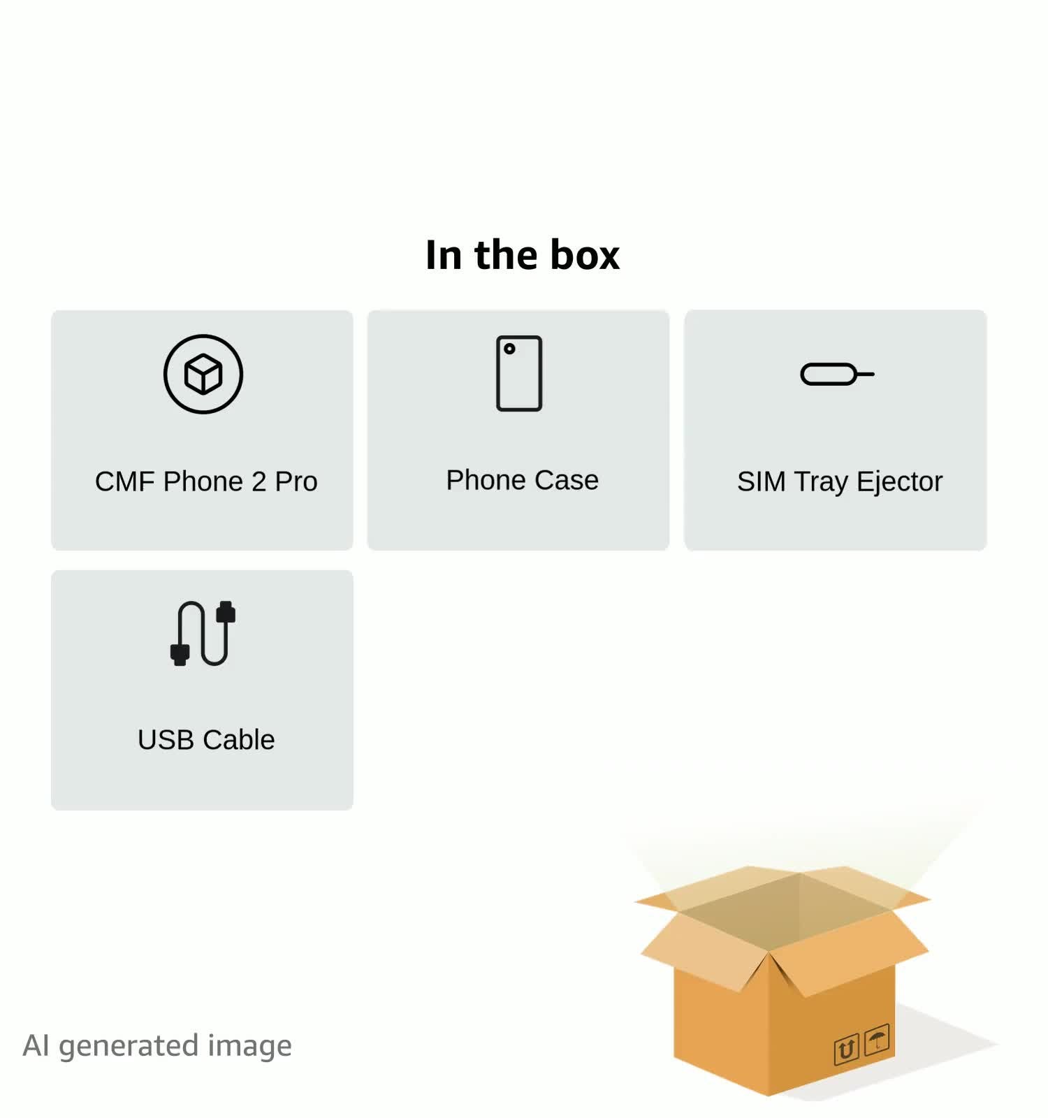 CMF Phone 2 Pro 5G Smartphone 128 GB Schwarz