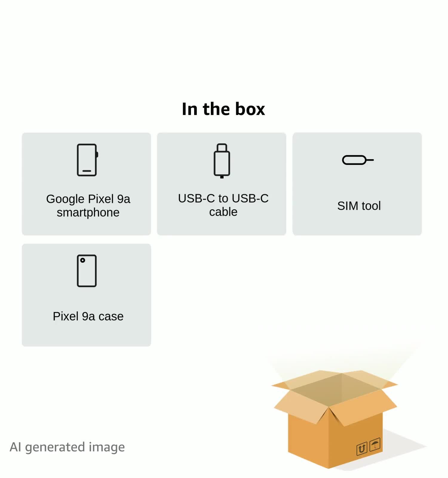 Google Pixel 9a 128GB Obsidian 6,3" 120 Hz Display