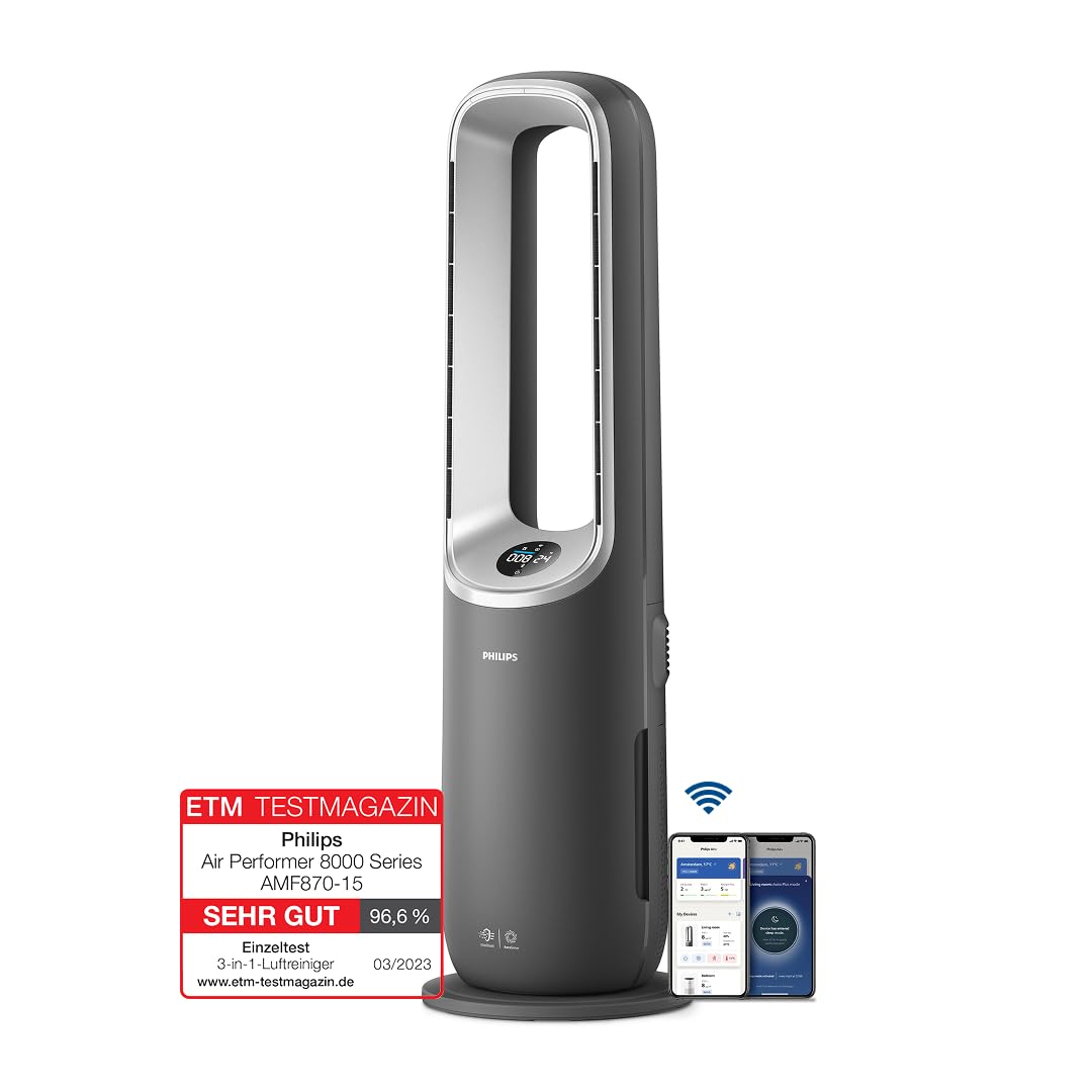 Philips Air Performer 8000 3-in-1 Luftreiniger, Heizen & Kühlen