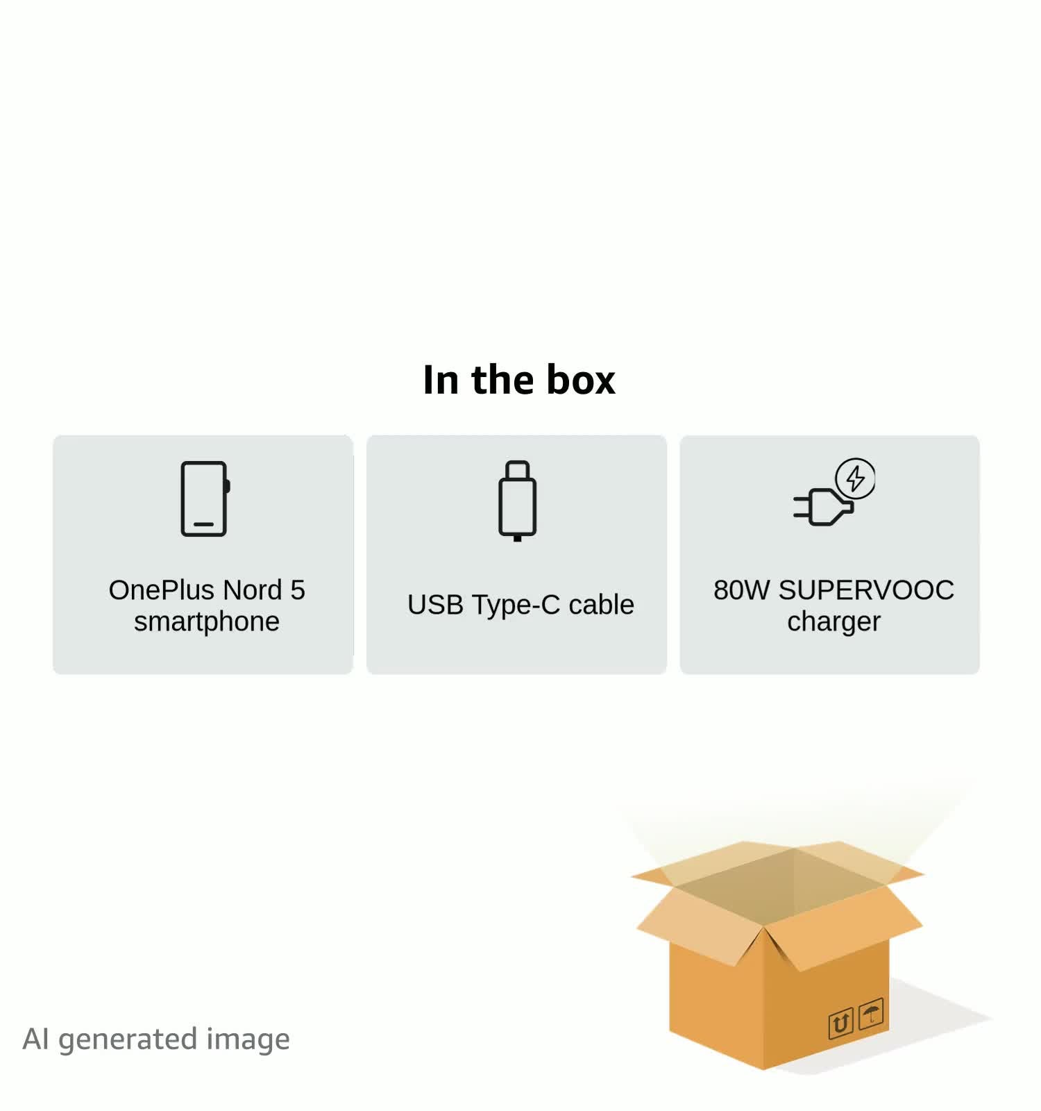 OnePlus Nord 5 5G Smartphone 8+256 GB Phantom Grey