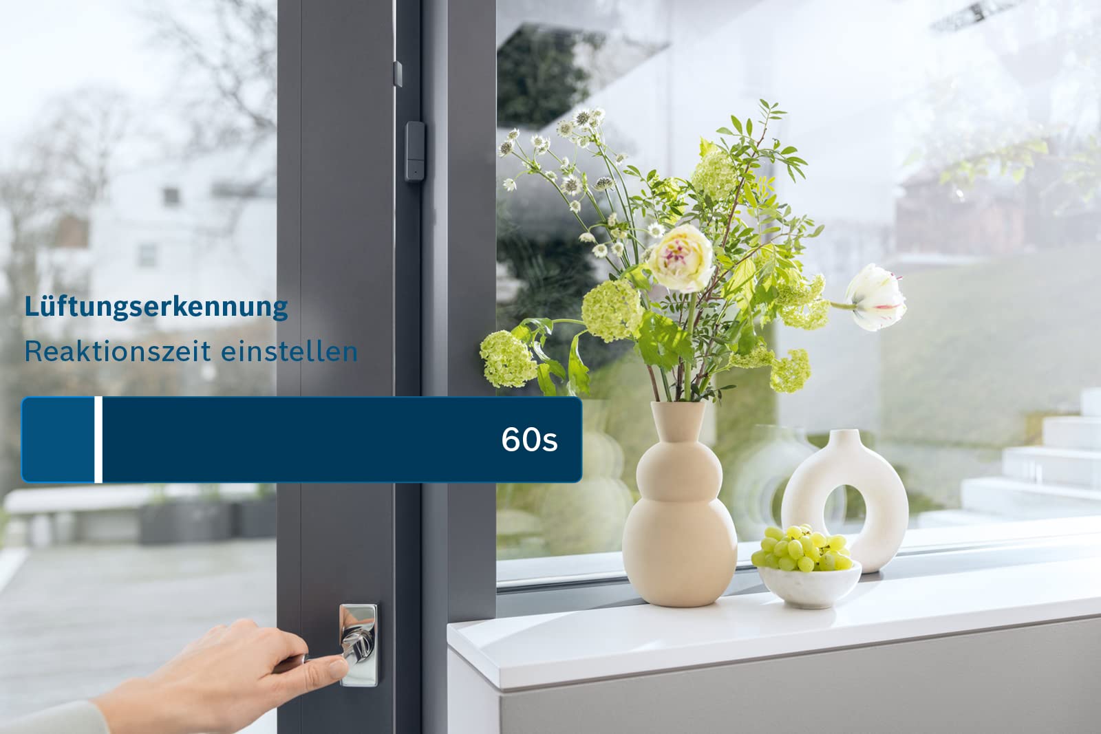 Bosch Smart Home Tür-/Fensterkontakt II 3er-Set – Smarter Tür- & Fenster­sensor