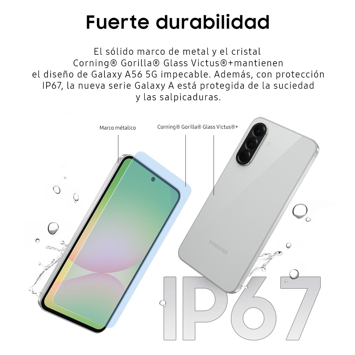 Samsung Galaxy A56 5G 256GB Pink 6,7" 120 Hz sAMOLED