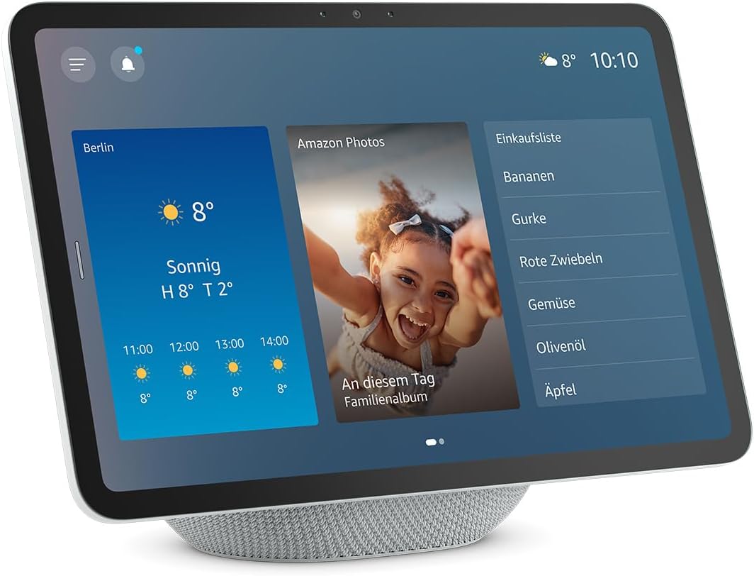 Amazon Echo Show 8 (neueste Gen), 8,7" HD-Display mit Raumklang & Alexa, Graphit