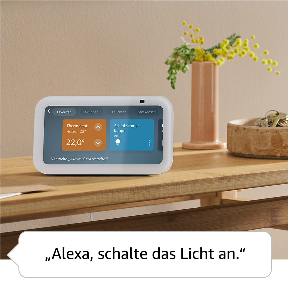 Echo Show 5 (neueste Gen) – Kompakter Smart-Touchscreen mit Alexa, Anthrazit