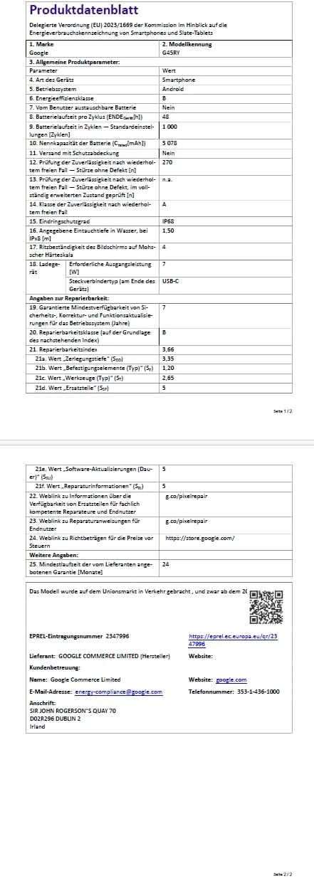Google Pixel 10 Pro XL 512GB Moonstone 6,8" Super Actua