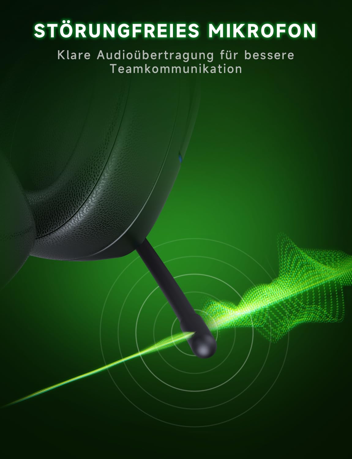 PS5 Gaming Headset kabellos 7.1, BT 5.3, 2.4GHz, 70h, RGB