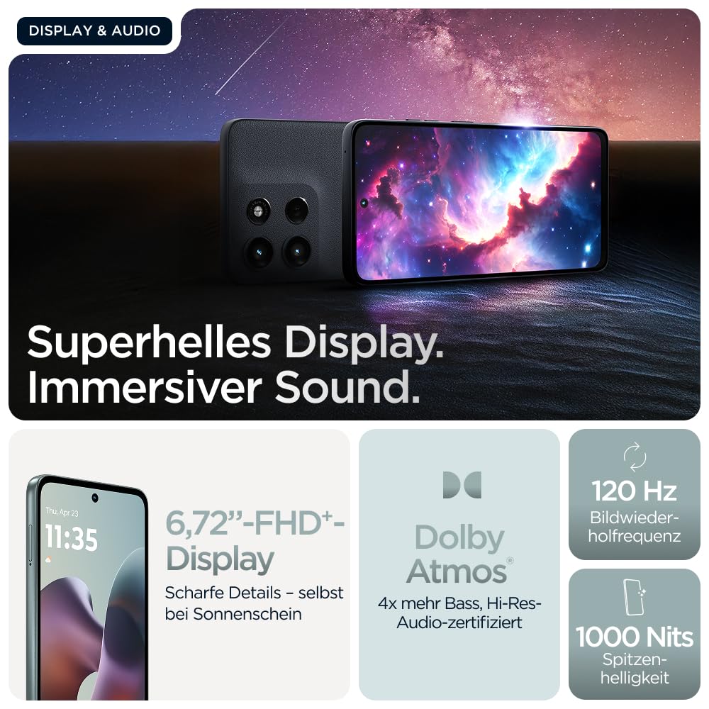 Motorola Moto g56 5G 8/256GB Black Oyster 6,72" 120 Hz