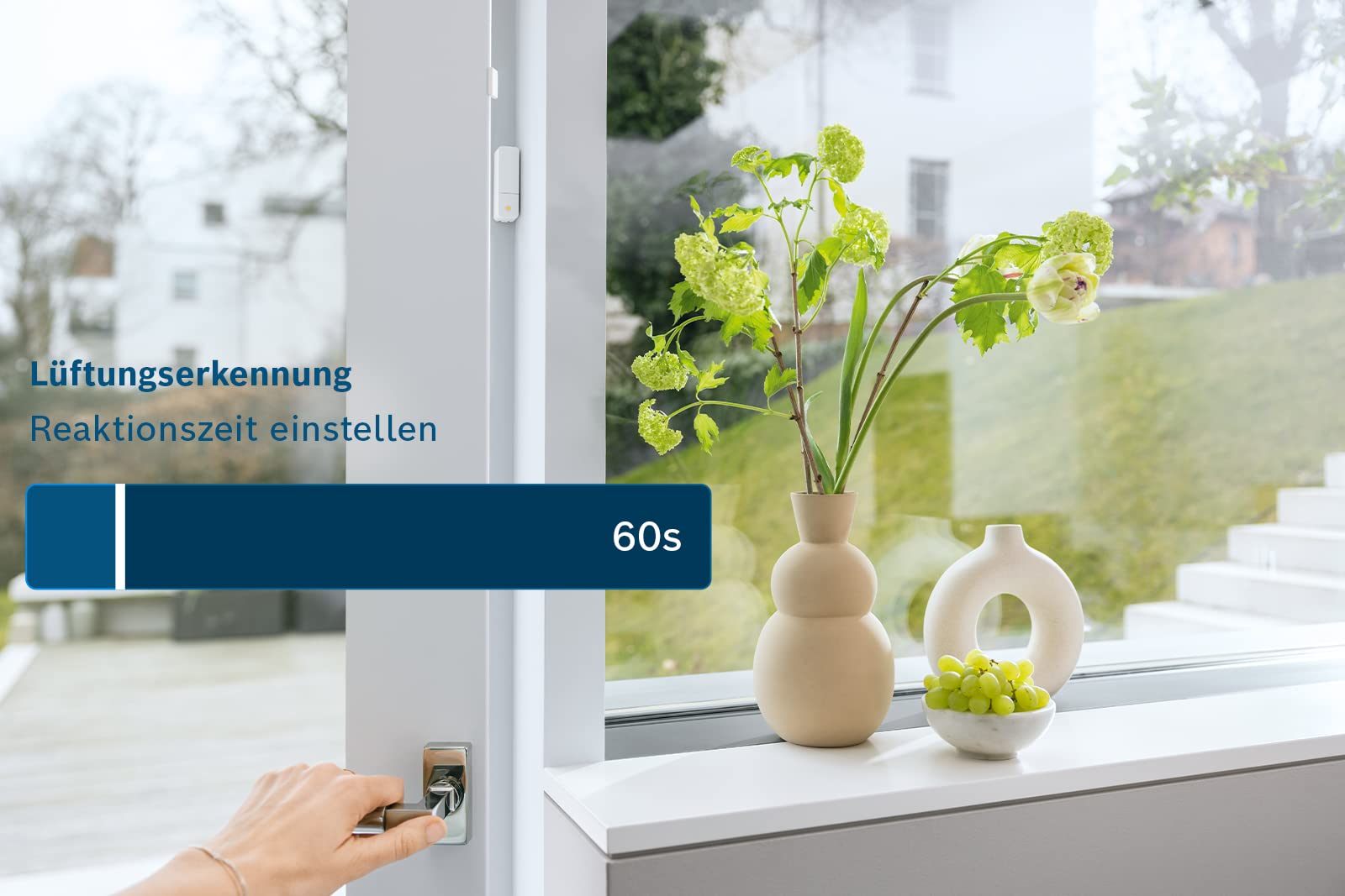 Bosch Smart Home Tür-/Fensterkontakt II 3er-Set – Smarter Tür- & Fenster­sensor