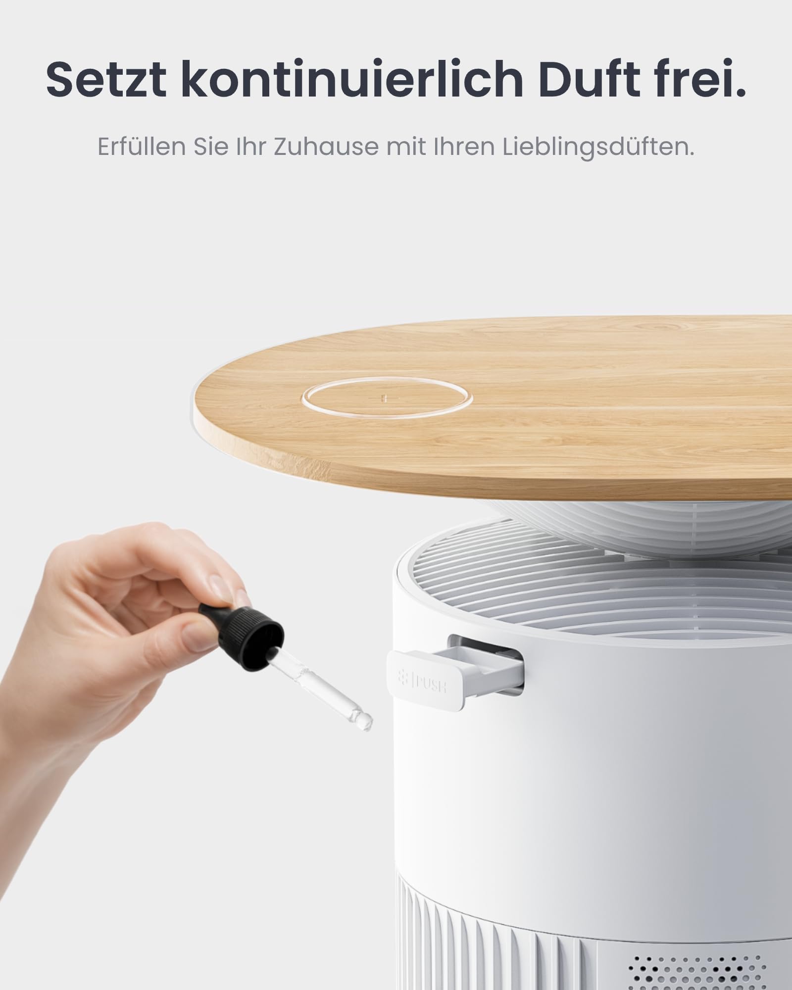 SwitchBot Luftreiniger 400 m³/h mit HEPA, App & Nachtlicht