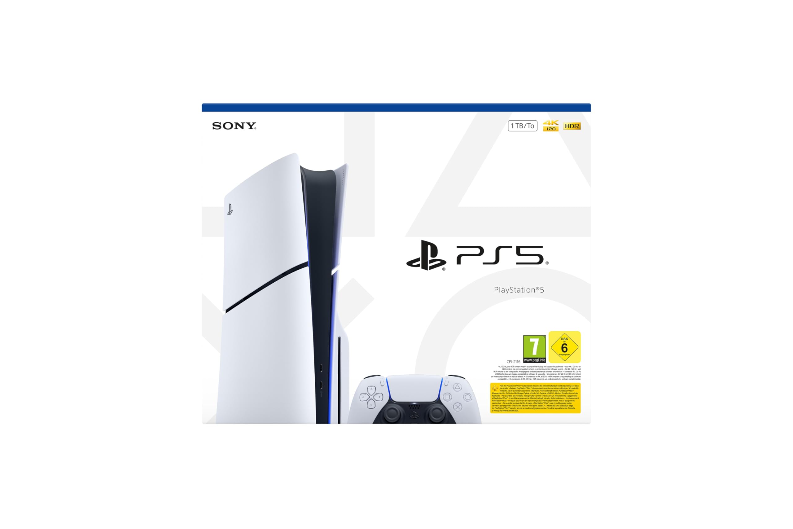 PlayStation 5 Konsole – 1 TB, 4K Gaming, DualSense