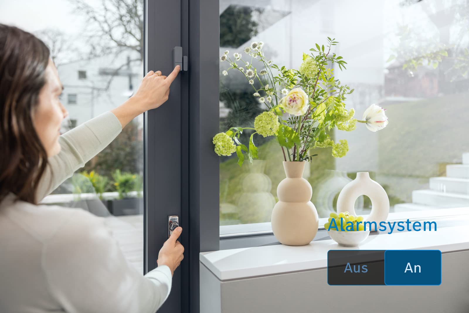 Bosch Smart Home Tür-/Fensterkontakt II 3er-Set – Smarter Tür- & Fenster­sensor